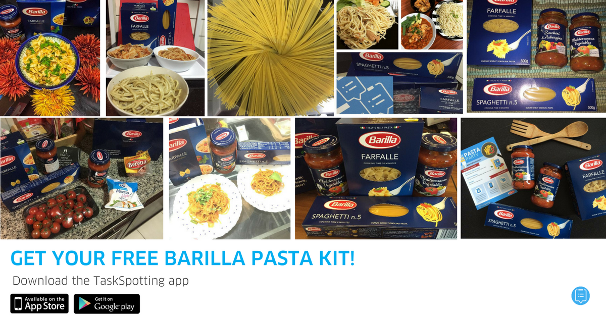 TaskSpotting's tweet image. Hello KSA! Grab the Barilla mission now and get your FREE Barilla kit delivered to you taskspotting.com/l/mls/cfbb6e21
