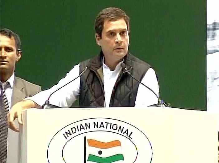 INCharshwardhan's tweet photo. कांग्रेस के जनवेदना सम्मेलन में कांग्रेस उपाध्यक्ष राहुल जी  ने कहा कि अच्छे दिन तब आएंगे जब 2019 में कांग्रेस सत्ता में आएगी। @OfficeOfRG https://t.co/gr3Fe8iaEj