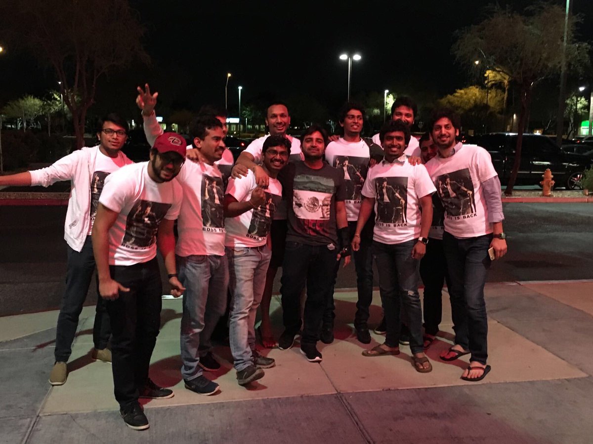 chavali14's tweet photo. #PhoenixMass #BossIsBack #KhaidiNo150 https://t.co/LtoAkrd19W