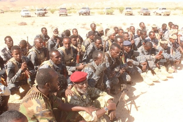 We met with #Puntland military forces in Qandala to commend and ask to commit to their fight against IS &amp; other terrorist influx in #Somalia