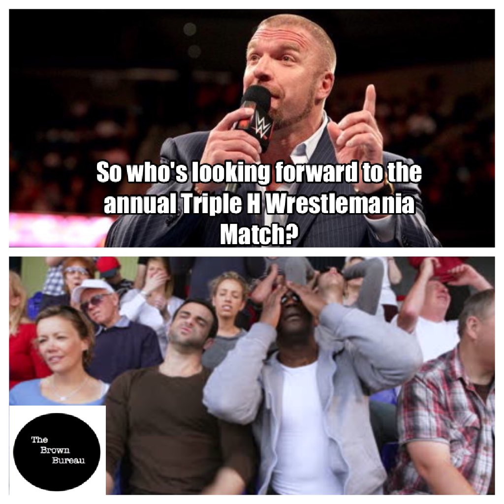 BrownBureau's tweet photo. #TheRoadtoWrestlemania starts at #RoyalRumble which means.. https://t.co/MvmXm3ojSa