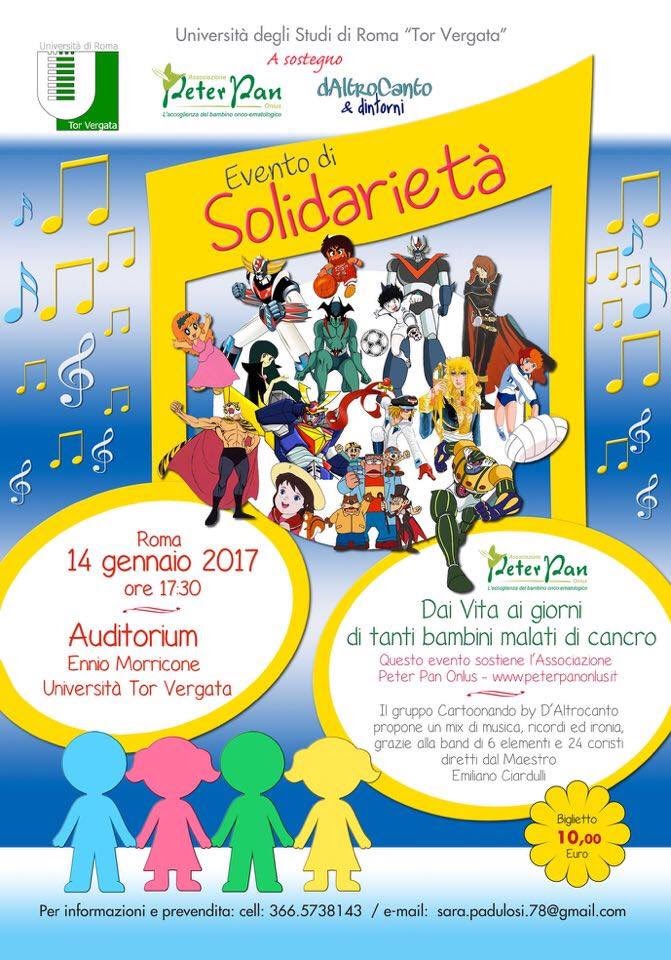 AndryMjj's tweet photo. https://t.co/IE0bYgvtLD @daltrocantodint live #auditorium #enniomorricone #unitorvergata con #cartoonando per #PeterPanOnlus @AtmosfereA https://t.co/2x027ksApU