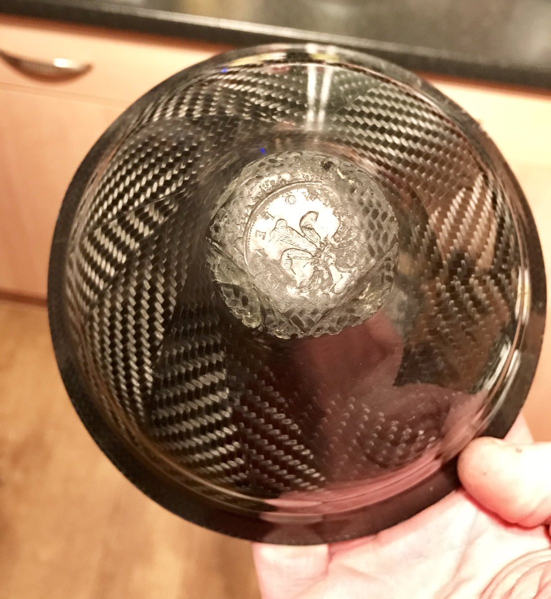 JollysCarbon's tweet image. I finally got a cake stand base to work👌
#cakestandbase 
#carbon #prettypattern #carbonfibre #nevergiveup #tryagain #baking #nofilter