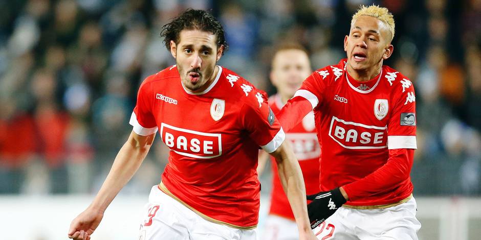 LORSCL's tweet photo. Mercé pour ces quelques mois en rouche et bonne merde à Everton… -;) #IshakBelfodil #Rscl https://t.co/6p9mas2heh