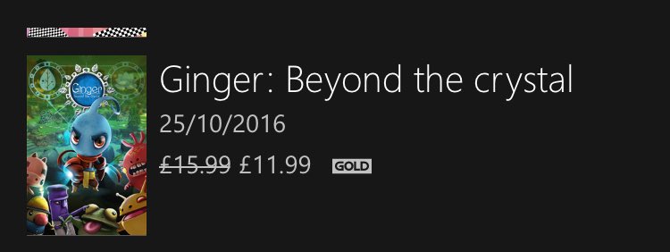 Nickletongaming's tweet photo. Guys go get it now @BadLandGamesINT have these amazing games on sale Ginger Beyond the Crystal amazing platformer and Castle brill puzzle 😘 https://t.co/x8lELfjKVs