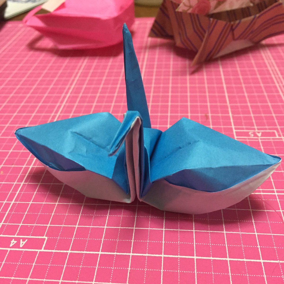 Kmama 福鶴 折り紙 折り紙作品 Origami 鶴 折り鶴 福鶴