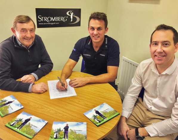 StrombergGolf's tweet photo. Exciting things ahead this yr! Last wk our ambassador @Hansonprogolf signed with us for #2017season &amp; soon we'll be launching our #2017range https://t.co/oqTkse9VJW