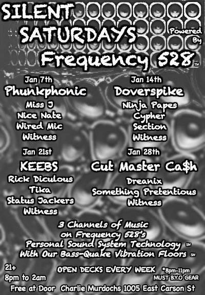 Frequency528Ent's tweet photo. @EDMPittsburgh Every Saturday at Charlie Murdochs. 1005 East Carson St. 21+ Free at the door #SilentDisco @Freq528Events #edm #Pittnightlife https://t.co/kt4Fov04iq
