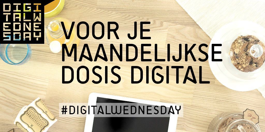 Kennisupdates, inspirerende cases &amp; innovaties over #digital: o.a. trends, #contentmarketing en #IoT. Stay tuned voor meer #digitalwednesday