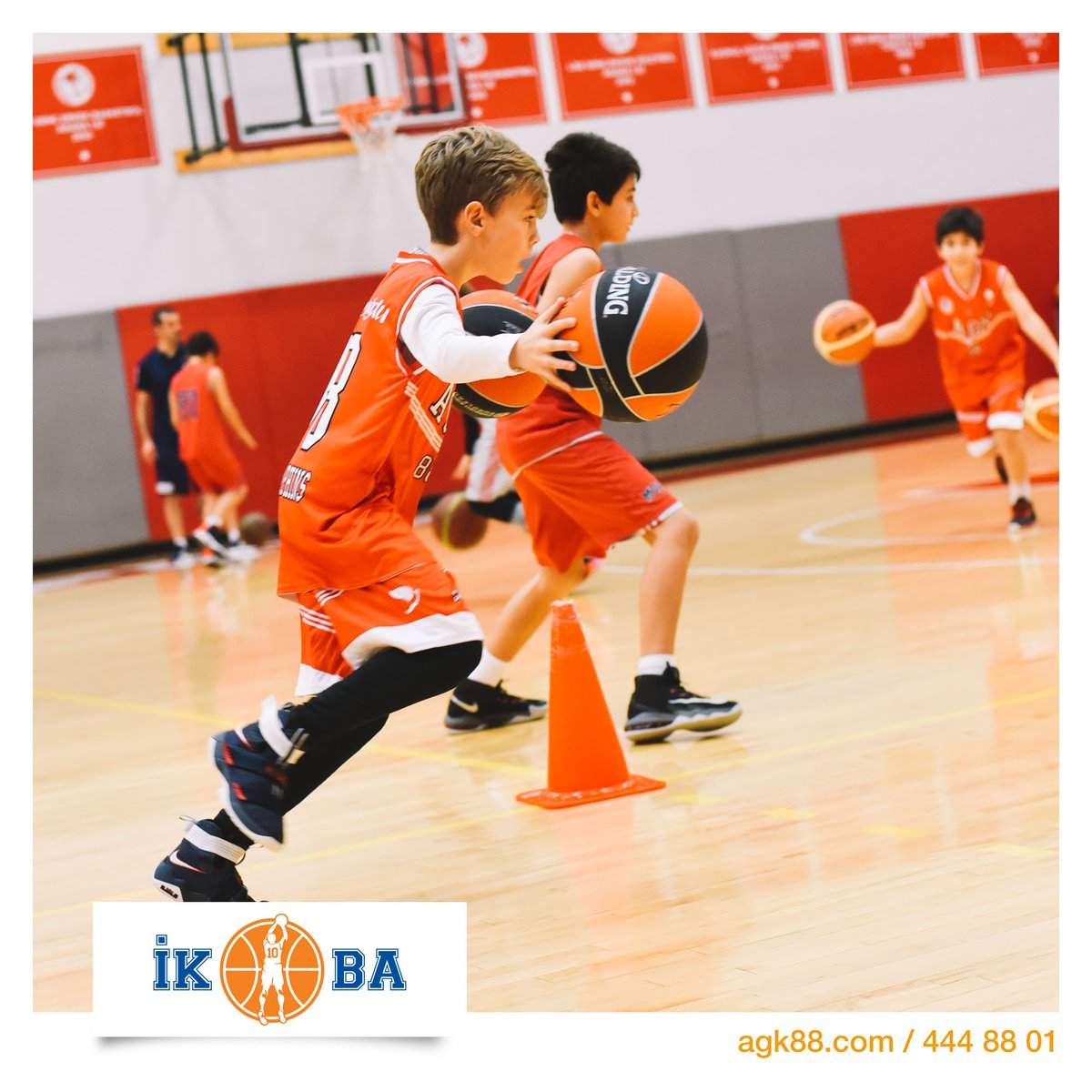 Basketbol topla bütün olmaktır. Hissederek oynamak, hedefe odaklanıp oyunun bir parçası haline gelmektir. #agk88 #ikba #ikbaadana