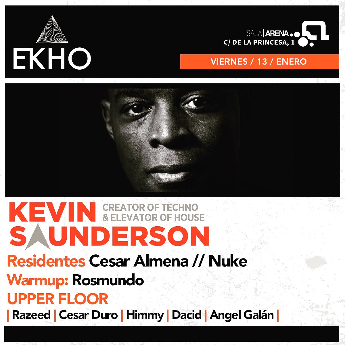 EKHO Club Madrid (@ekhoclubmadrid) on Twitter photo Este viernes nos vamos a dar un capricho... tendremos al gran <a href="/kevinsaunderson/">Kevin Saunderson</a> en nuestro escenario... noche muy 🔝 Este viernes nos vamos a dar un capricho... tendremos al gran <a href="/kevinsaunderson/">Kevin Saunderson</a> en nuestro escenario... noche muy 🔝