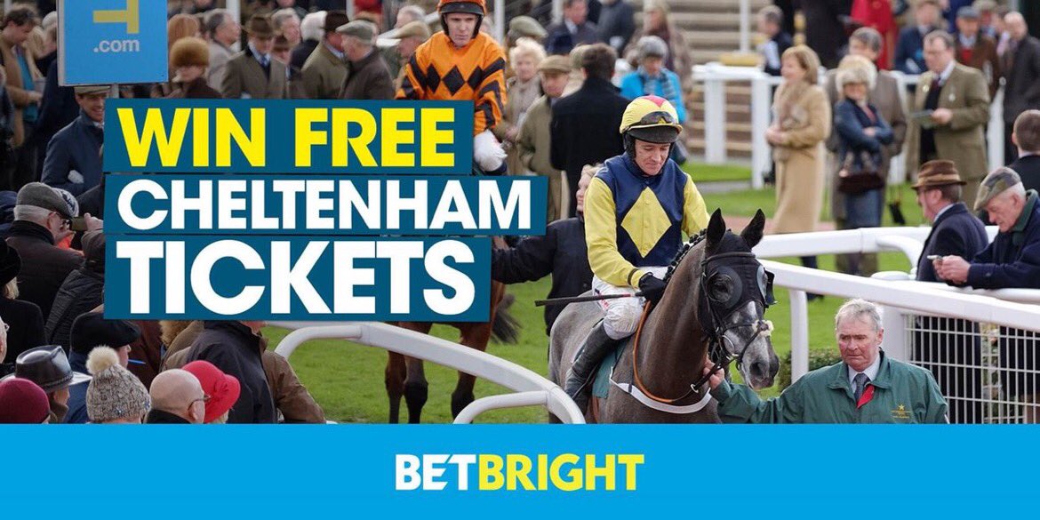 ***CHELTENHAM TICKET GIVEAWAY***

RT and Follow @BetBright for a chance to win one of five pairs of tickets to Cheltenham Trials Day, 28 Jan
