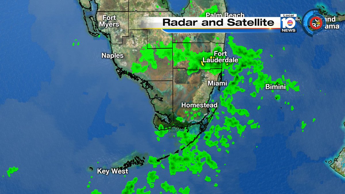 It is a wet start for parts of SFLO. Watch Meteorologist Julie Durda for more on local10. https://t.co/exvQbgTMKd