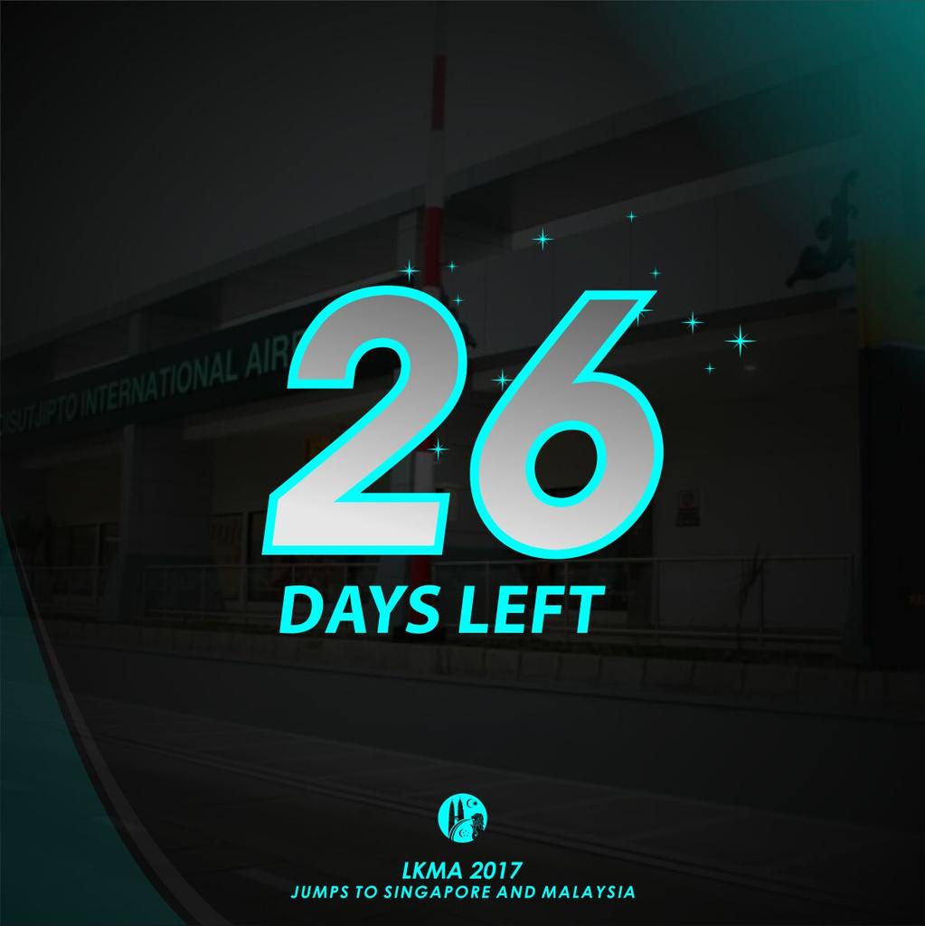 LKMA2017's tweet photo. 26 Days Left
Tidak terasa waktu smkin berlalu , haripun begitu smkin dekat,  pertolongan Allah pun semakin terlihat. 
H-26 
#LKMA https://t.co/ITHuK8oNWU