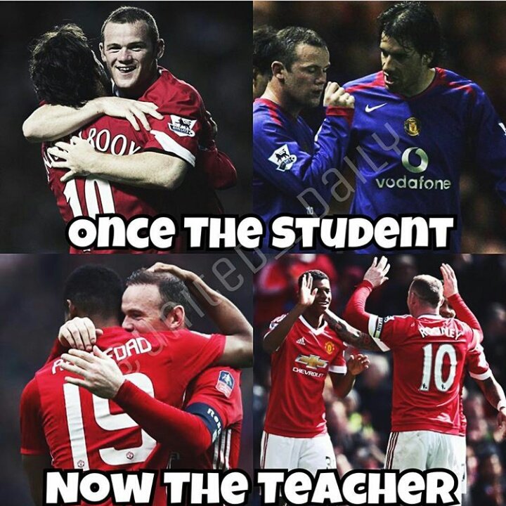 manchreds's tweet photo. Berawal dari murid, hingga menjadi seorang guru. Wayne Rooney!❤ https://t.co/MG5MEoyjVx