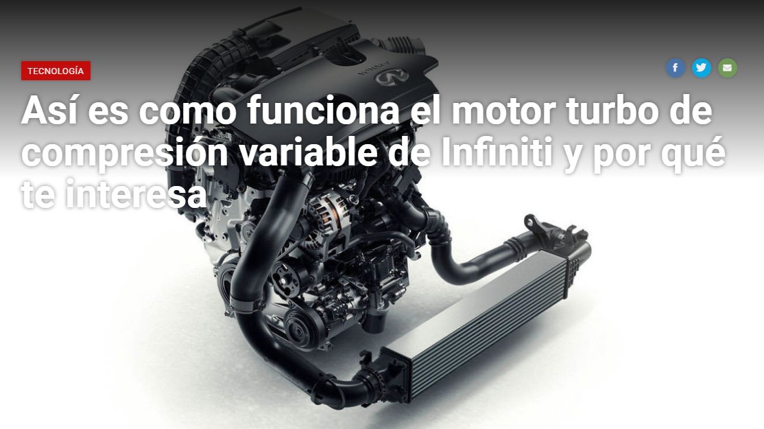 jaozgz's tweet image. Así es como funciona el motor turbo de compresión variable de Infiniti y por qué te interesa motorpasion.com/tecnologia/asi…