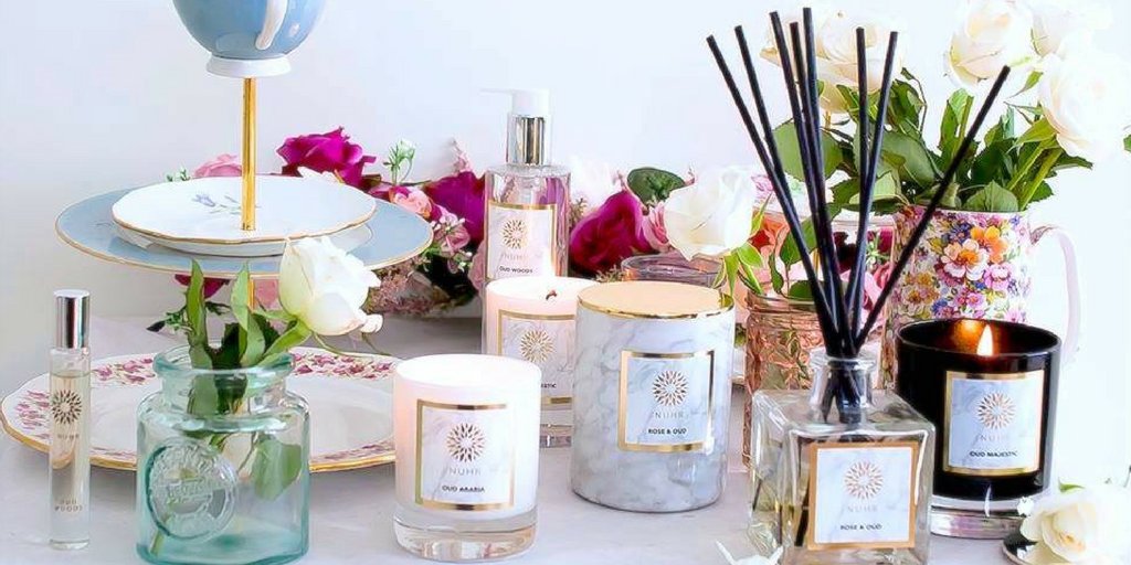 lmfexpo's tweet photo. Set the mood with the perfect home #fragrance. 🌸 Discover scents of #oud, #attar, #musk and more from @NUHRHome at  https://t.co/fajxfMHjbv https://t.co/P1tdPxratN