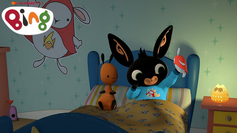 Bing Bunny on X: Bing loves it when Flop tells him the tale of Hoppity  Voosh and the Moon Keeper. What's your Bingster's favourite bedtime story?   / X