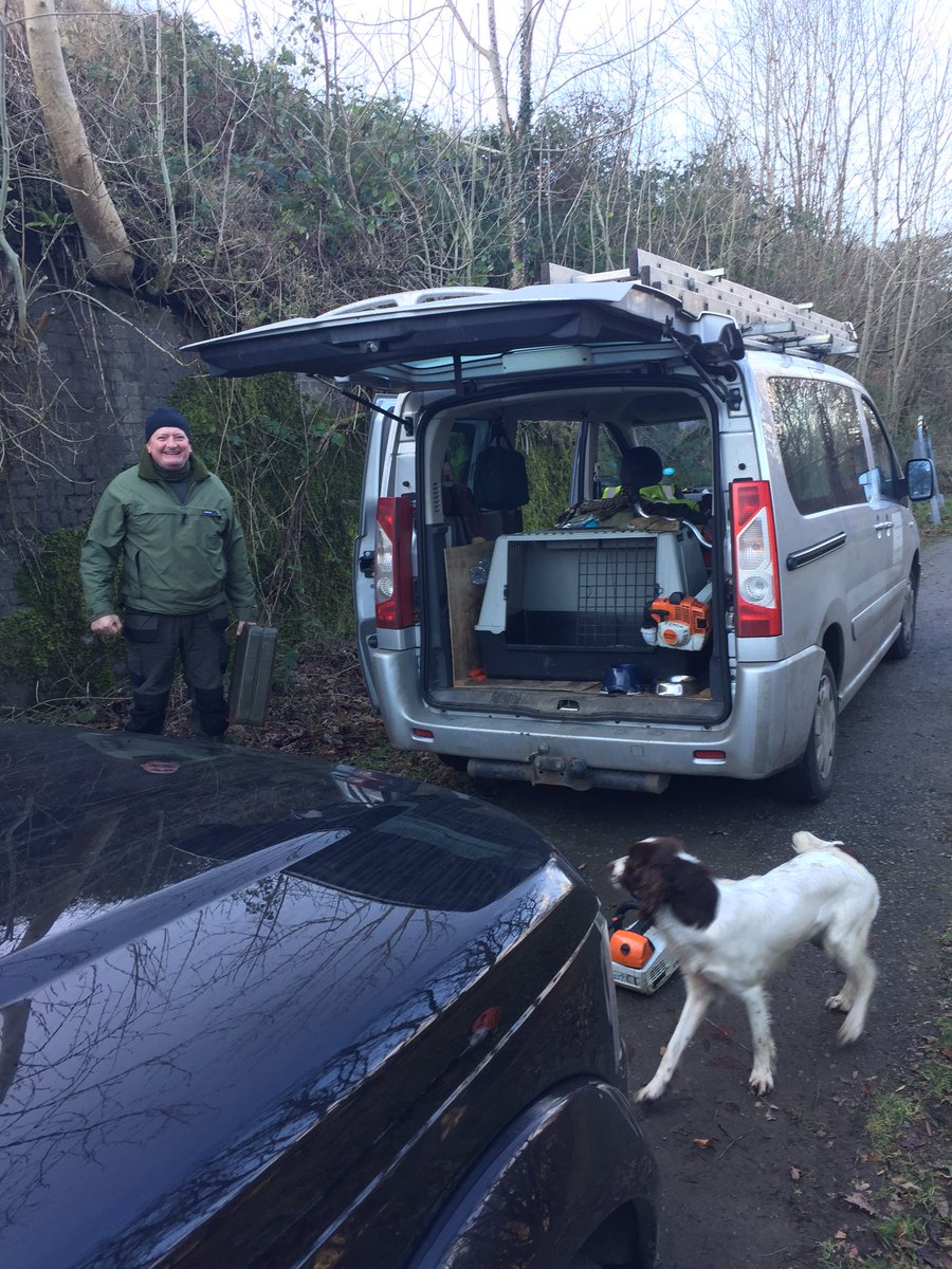 Back to work today at Clydach Gorge with my mentor Gareth Daw