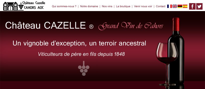 webandcom's tweet photo. Création #site internet #viticulteur #Cahors #Bergerac #Gaillac. Détails : https://t.co/p0BK6X3jlV https://t.co/2XEFFuiHe8