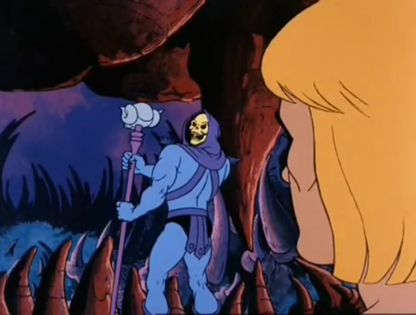 GrumpySkeletor's tweet photo. I'm just telling He-Man I don't have time for his bullshit today as I'm having too much fun interacting with crybaby Trump supporters. https://t.co/YO0nvi2Dlm