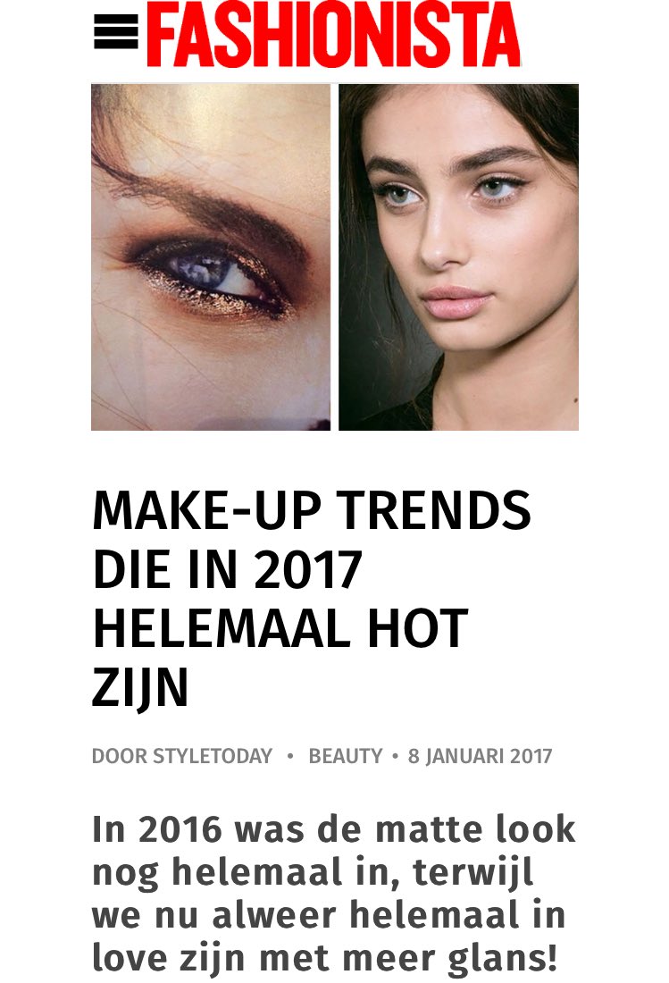 Salon0182's tweet photo. Wat vind jij van de make Trend 2017. Bron fashionista.nl https://t.co/bs54lRZZRd #beautytrends #beautysalongouda #trends #like #rt https://t.co/WXm26uiyhi
