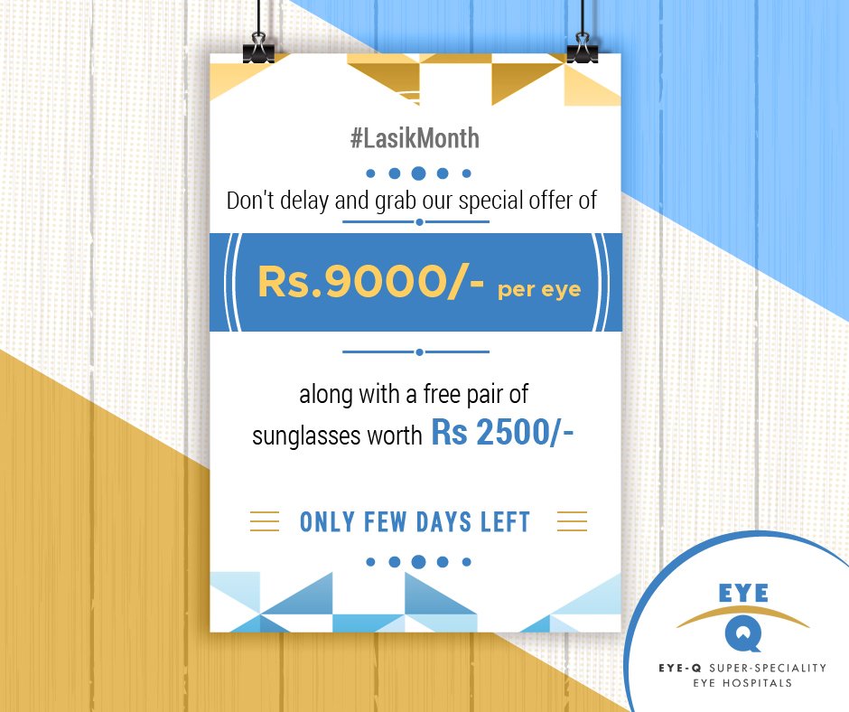 EyeQ_IN's tweet photo. Do you think your spectacles degrade your personality?
If yes, then #EyeQ is the right place where you should be.
Call us at 1800-102-2016. https://t.co/SJRSPMJ5lr