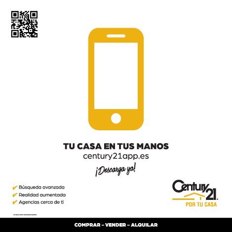 century21mc's tweet photo. ¿Sabes que CENTURY21 cuenta con una App? Ahora puedes buscar inmuebles de una forma rápida y sencilla ¡Descárgatela! #APPC21 #Portucasa https://t.co/NQsft1dFU8