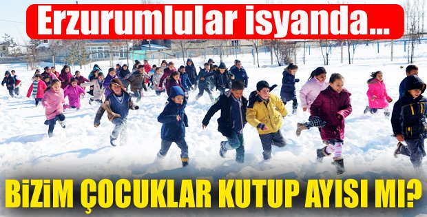 Erzurumlular isyanda... Bizim çocuklar kutup ayısı mı?
erzurumajans.com/erzurumlular-i…