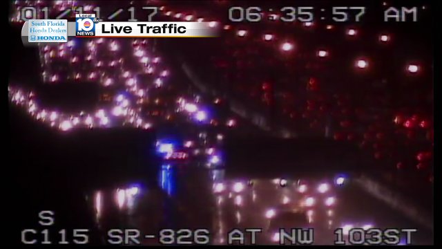 Crash on SR-826 NB at NW 103rd St #traffic https://t.co/4gTEXQCfuJ