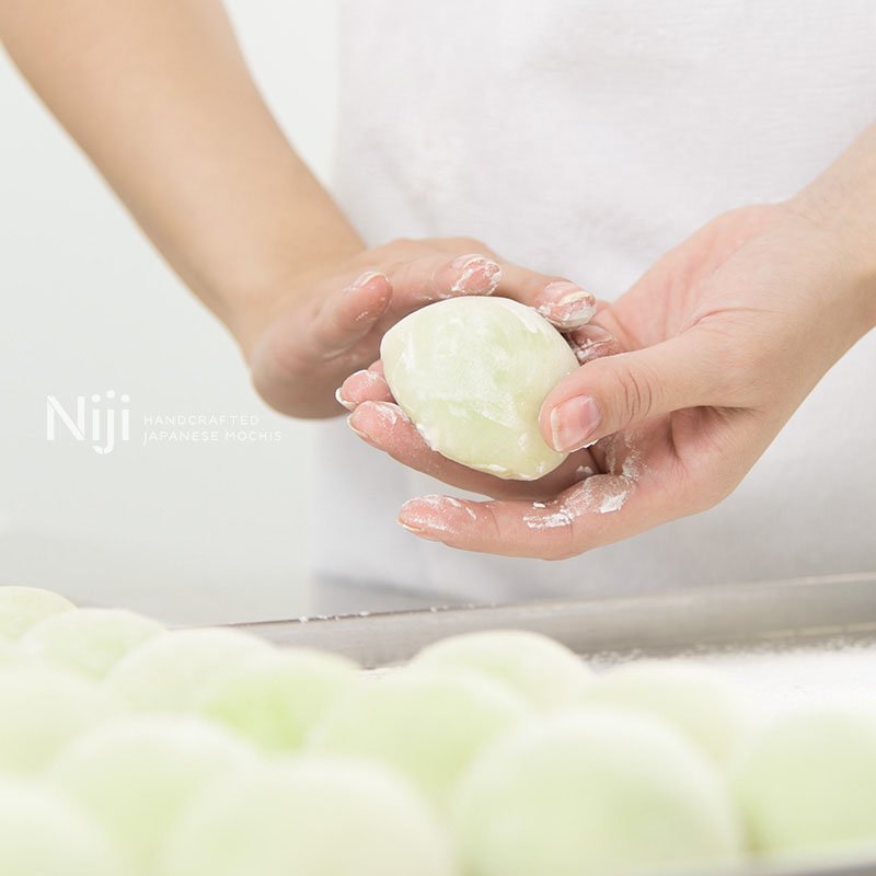 Cada uno de los mochis está elaborado manualmente. ¿Ya los has probado? #daifuku