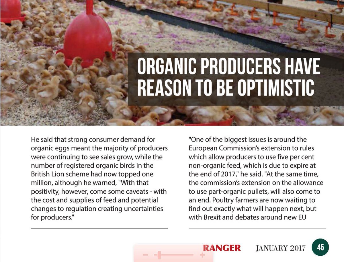 Great to see our very own Steve Clarkson interviewed for this article about organic egg production in <a href="/rangermagazine/">Ranger Magazine</a>.