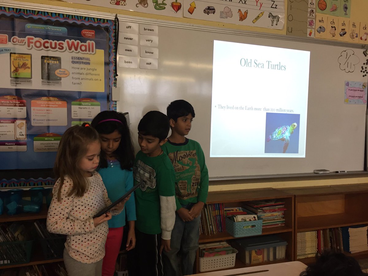LynnCrest1AM's tweet photo. Presenting our Keynote presentations about animals! #keynote #learninghowtopresent #1WTSD #cooperativelearning @CoachOsborne https://t.co/baRdQtAHjm