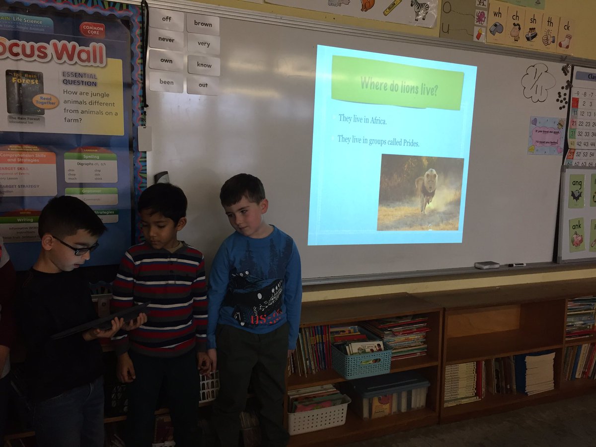 LynnCrest1AM's tweet photo. Presenting our Keynote presentations about animals! #keynote #learninghowtopresent #1WTSD #cooperativelearning @CoachOsborne https://t.co/baRdQtAHjm