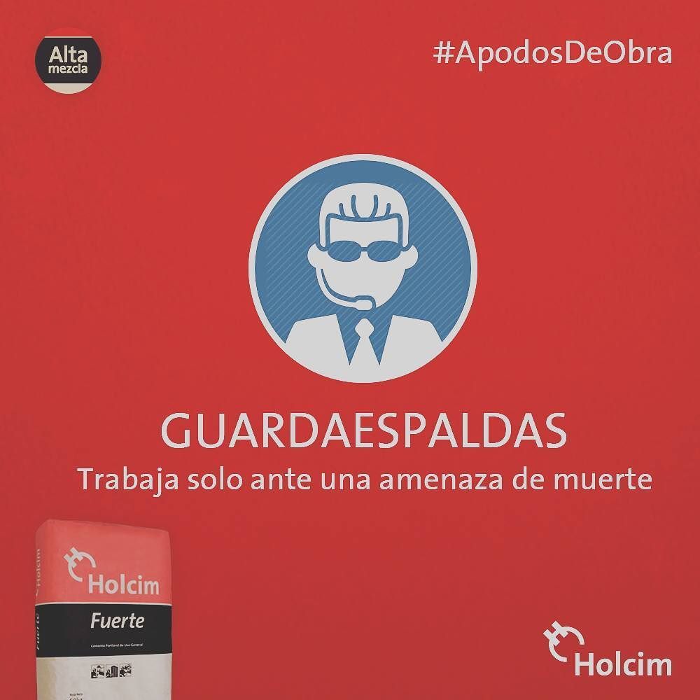 AltaMezcla's tweet photo. Mencioná a tu amigo "guardaespalda". Dale, mi loco, que tenemos más #ApodosDeObra
#guardaespalda #AltaMezcla #Holci… https://t.co/LT0mfIRbr2