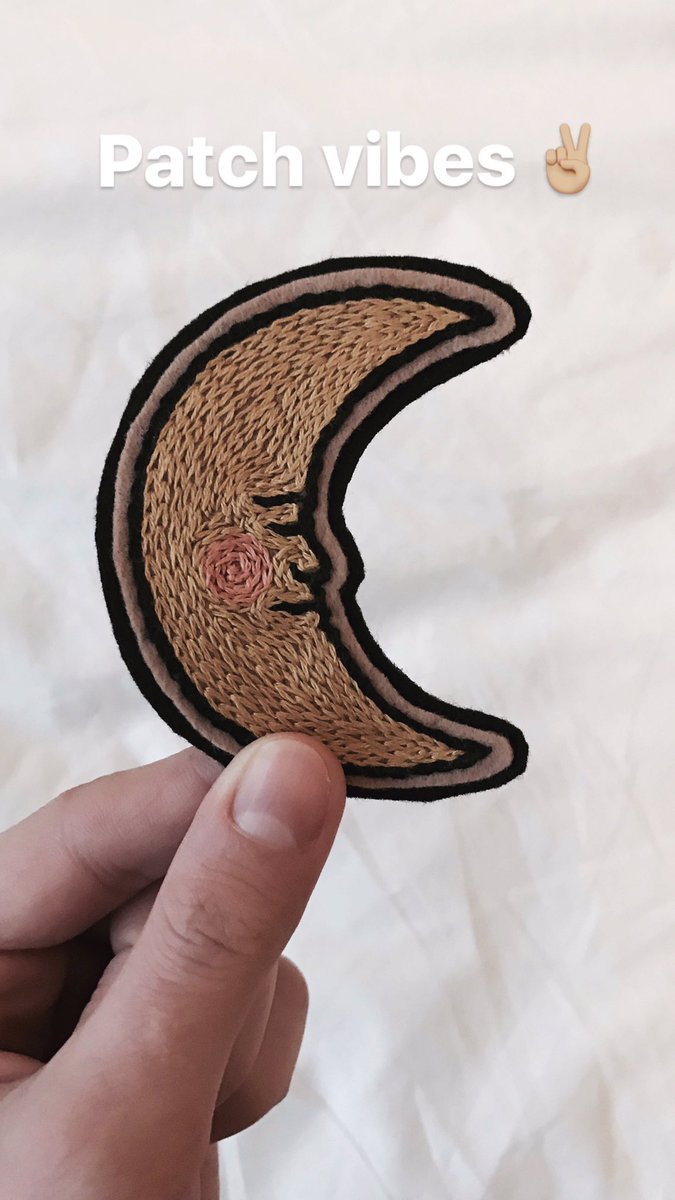 sophie_lexi's tweet photo. Sometimes I make cute things like this little dude... it's a patch for your denim goods don't ya know 💁🏼#craft #denimpatch https://t.co/GCWJVoD516