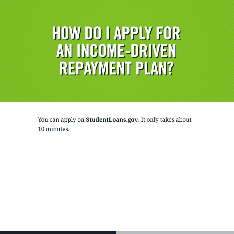 FAFSA's tweet photo. Confused or wondering about repaying student loans? This can help simplify things for you. 😉 https://t.co/tpZhGuxHA4
