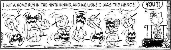 ouroldballgame's tweet photo. FUN FACT: Almost 10% of the nearly 18,000 Peanuts strips created by Charles Schulz focused on baseball. https://t.co/7wfaLPBAgz