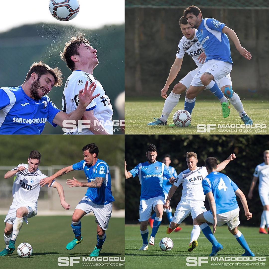 SFCD_Noticias's tweet photo. #AMISTOSOS | El @SanFernando_CD se llevó la victoria en el partido amistoso contra el @1_FCM (4-3). #SigueElAzul https://t.co/GtrLuBwwEJ
