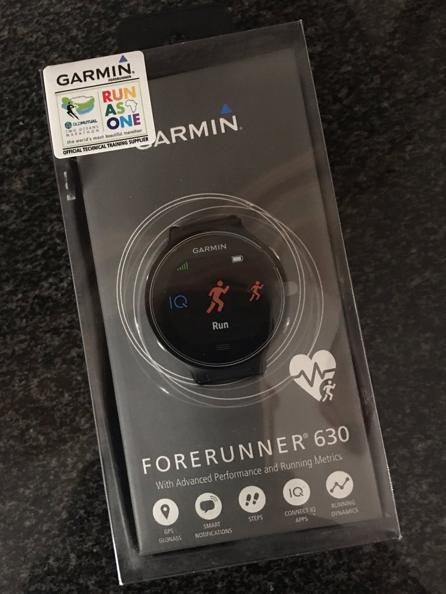 StrengthLabSA's tweet photo. Wow ! Thank you @GarminSA for replacing my Forerunner 630. That's why you buy a #Garmin ..the incredible after sales service. #RunnersDream https://t.co/BLg7ZHhlLK