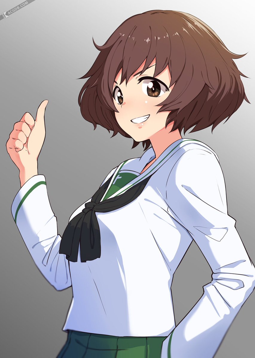 bot_pantzer's tweet photo. やる気満々の表情がいいね！

#ガルパン 
#garupan 
#戦車道
#大作戦.
https://t.co/G8LjJjn8To