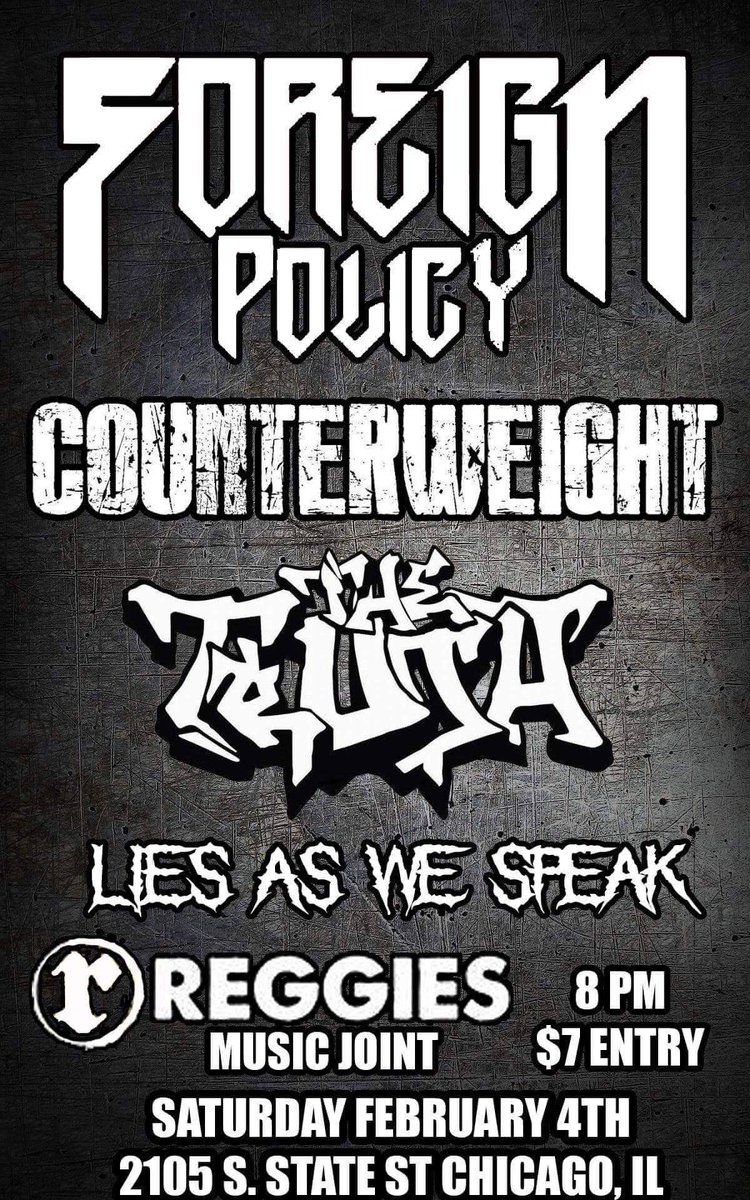 whatdidgregsay's tweet image. This show is also coming up Feb 4th @reggieslive #indianahc #inhc #reggieschi