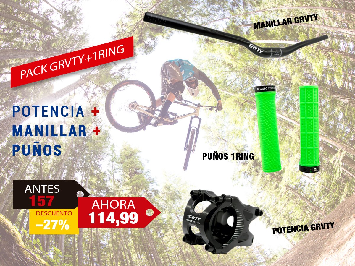 ElGalloBikes's tweet photo. Seguimos de rebajas🎉Descubre todos nuestros packs en https://t.co/DdKkMLLFEW
¡Y a seguir rodandooo!🚵 #GRVTY #MTB #ElGalloComponents https://t.co/xmwyU6MZti