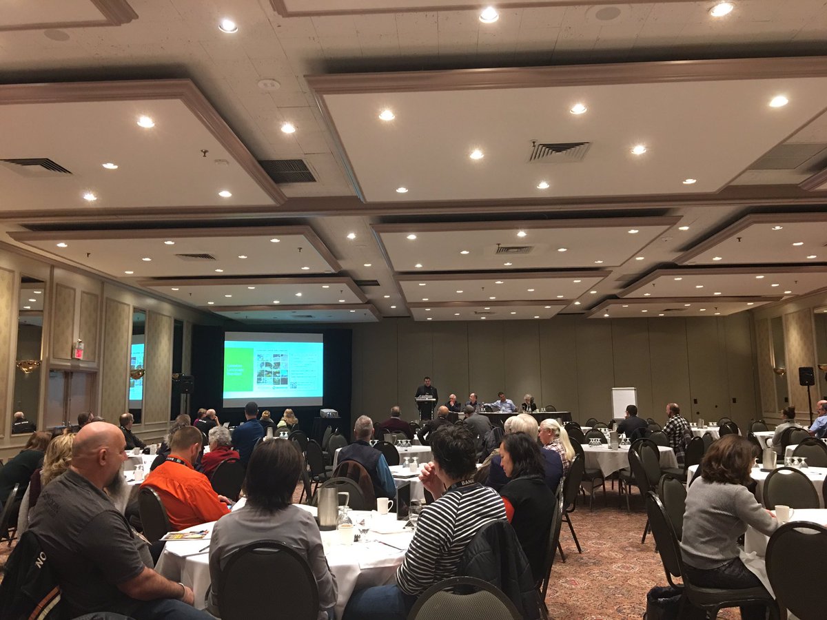 At the Landscape Ontario Annual General Meeting. 

LO has done a great job. Way to go!