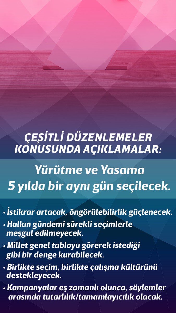 M_YILDIRIM_63's tweet photo. Seçimlerin maliyeti ve seçim dönemlerinin ekonomiyi durağan hale getirdiği göz önüne alınınca bu düzünleme gereklidir #AnayasadaSözMecliste https://t.co/T40y28HVBH