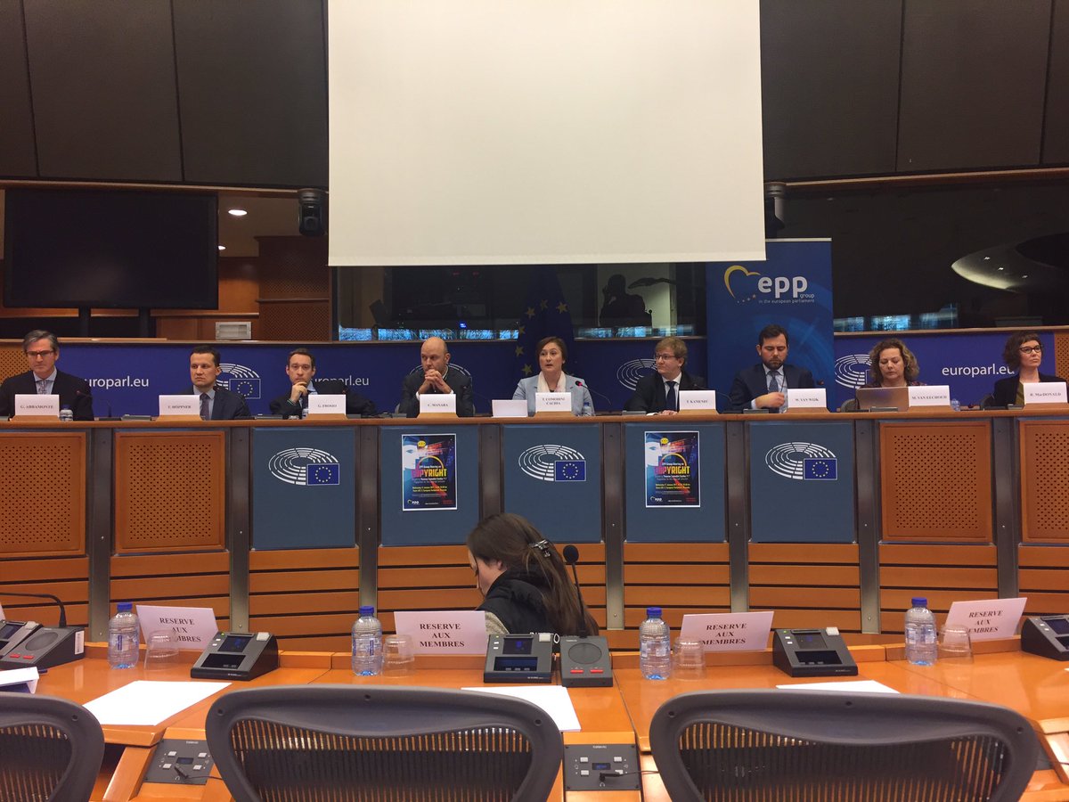 C_Stihler's tweet photo. Good start to the year with #Copyright hearing hosted by @ComodiniCachia #DigitalOptimism https://t.co/O96mtJ74CG