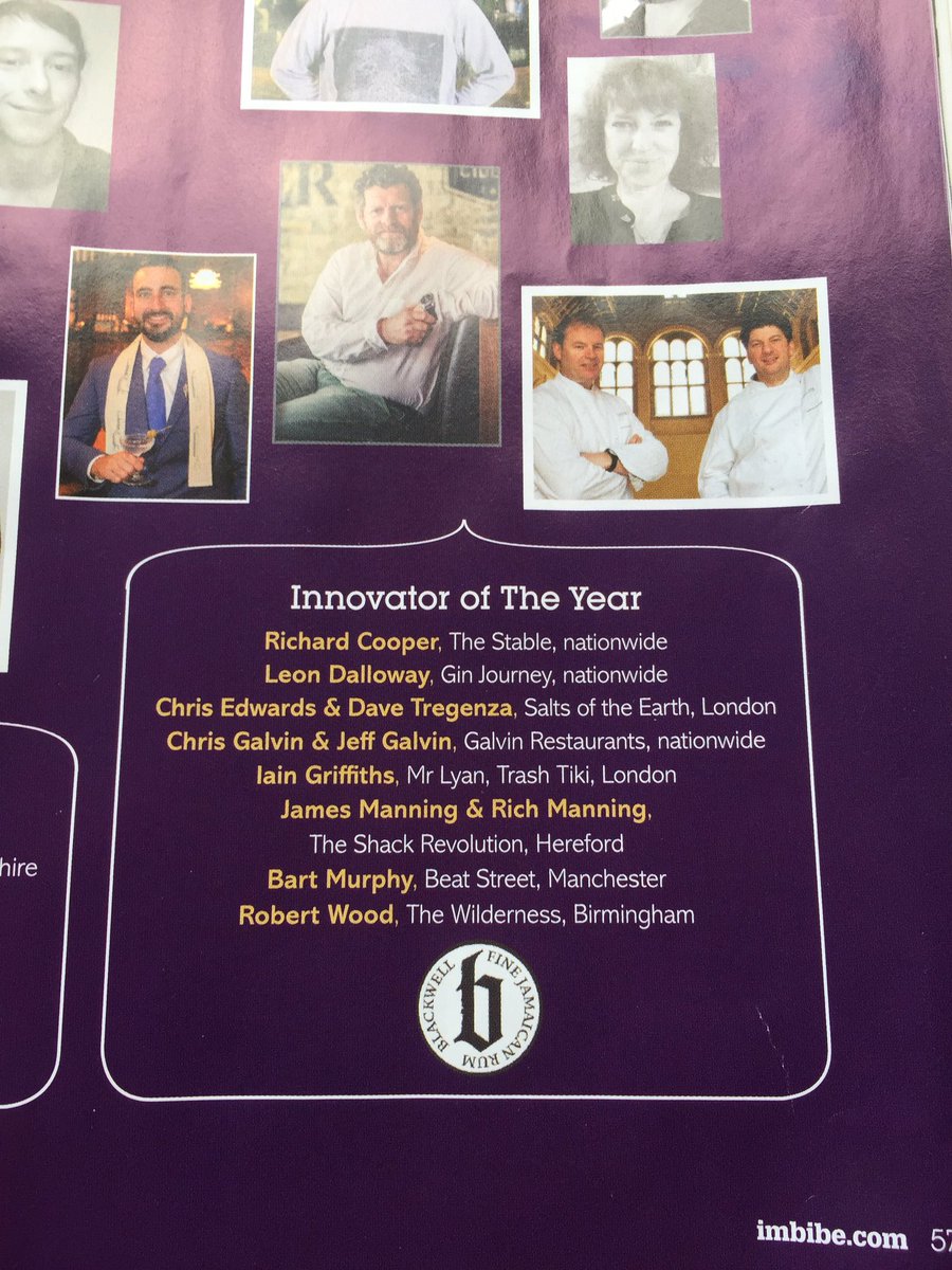 Honoured to be shortlisted for @imbibeuk #innovatoroftheyear @shrubshutter336 @firstaidboxHH