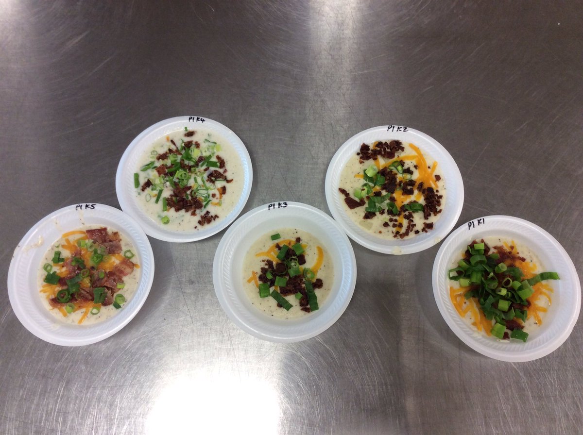 cheffylogan's tweet photo. Culinary one baked potato soup #mhsahca #culinary  #mainlandhighschool https://t.co/ZuHB8c1JBD