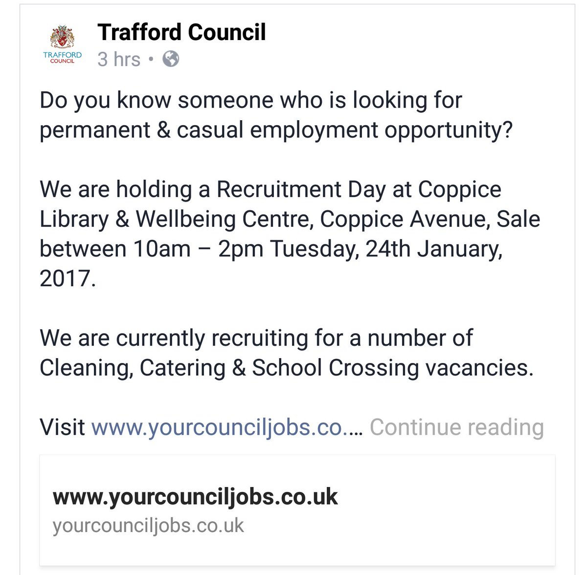 #Jobs fair  <a href="/Trafford_Jobs/">Trafford Jobs</a> @jobscouts_ <a href="/SaletownToday/">Sale Today</a> <a href="/TPAction/">Trafford Partnership</a> @EmployerSuite <a href="/SWVMagazine/">SaleWestVoiceMag</a>  <a href="/MessengerNews_/">The Messenger</a>
