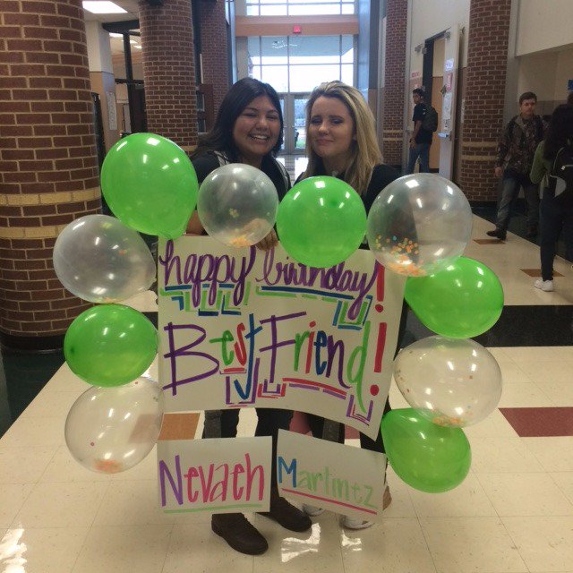 WNGALibrary's tweet photo. Best friends Hannah and Nevaeh share the same birthday today! Happy birthday girls! https://t.co/Ht5sv1ewxx